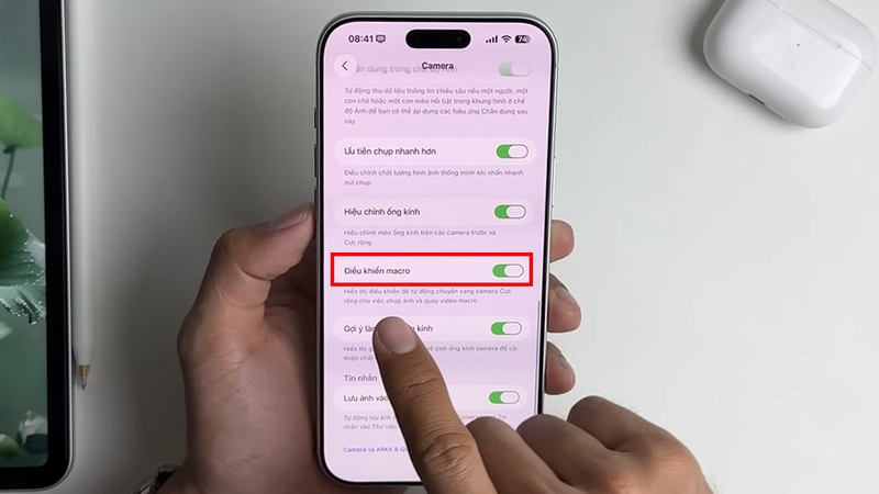 Bật Điều khiển macro