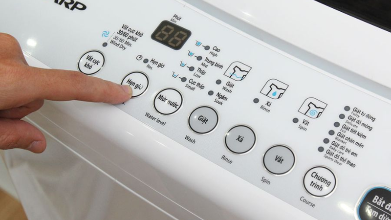 cách sử dụng máy giặt Sharp 2