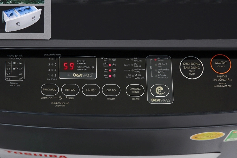 cách sử dụng máy giặt toshiba 12kg hình 5