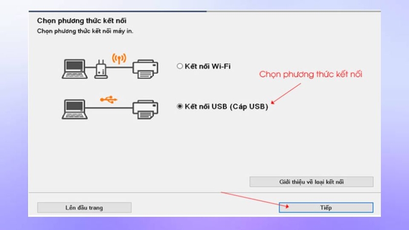 Kết nối máy in Canon IX6860 qua Wi-Fi hoặc USB