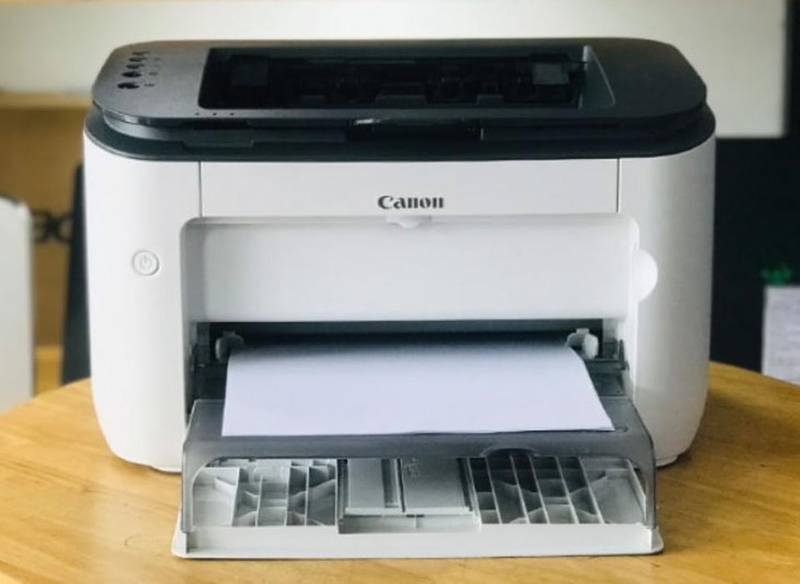 Hướng dẫn nạp giấy vào khay trước của máy in Canon LBP 6230