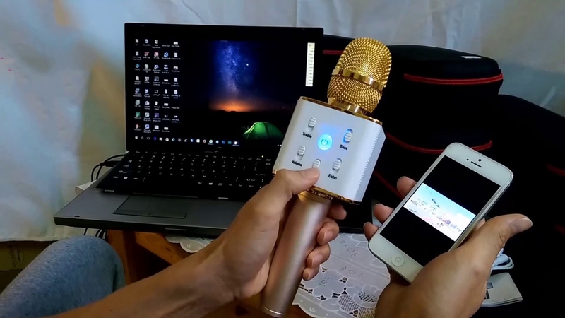 loi thuong gap voi micro karaoke bluetooth