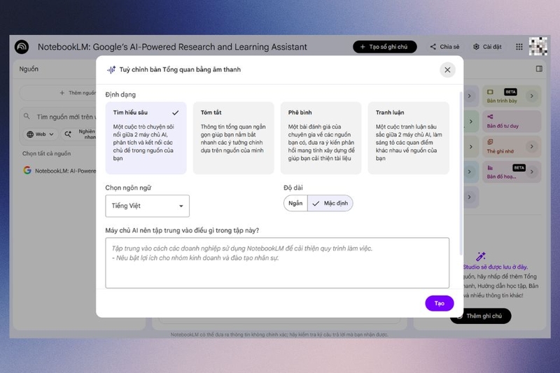 Tổng quan bằng âm thanh và video