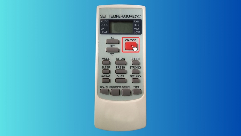 Khởi động và tắt máy lạnh Aikibi