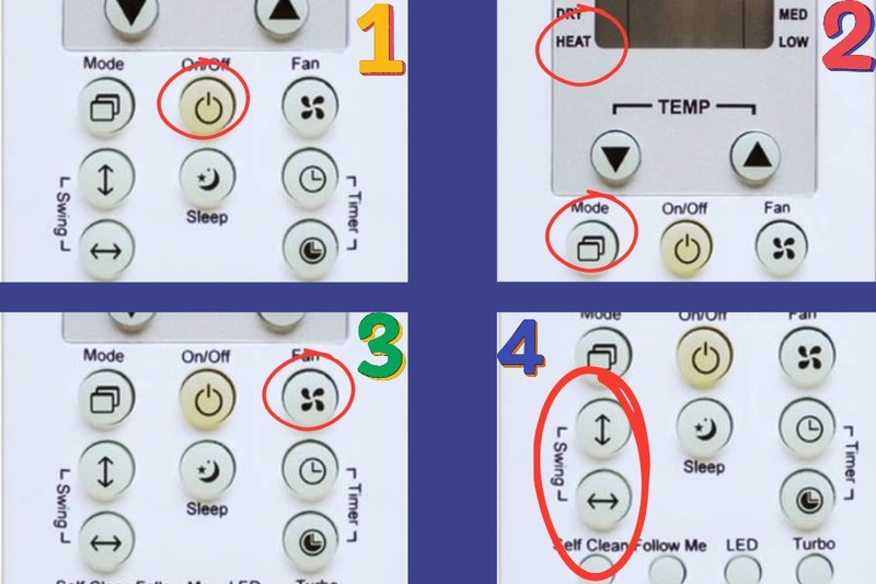 Cách sử dụng remote máy lạnh Carrier 2 chiều (có sưởi ấm)