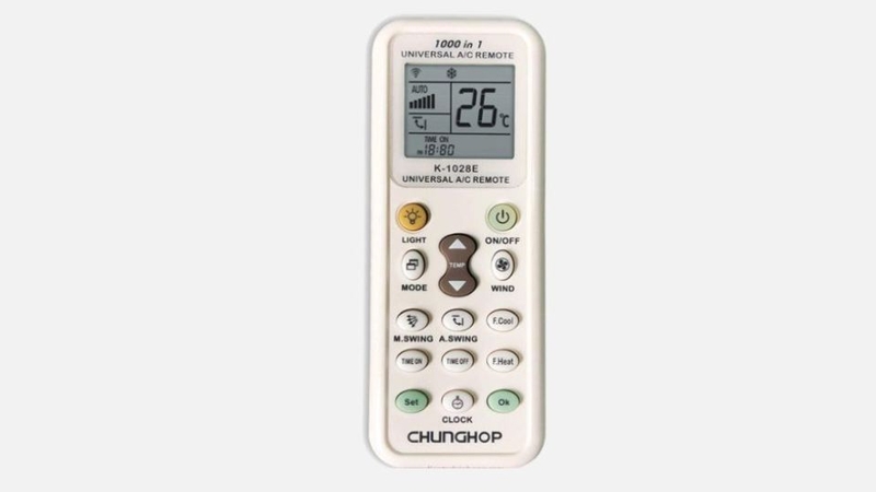 Cách đổi chế độ bằng remote máy lạnh Chunghop