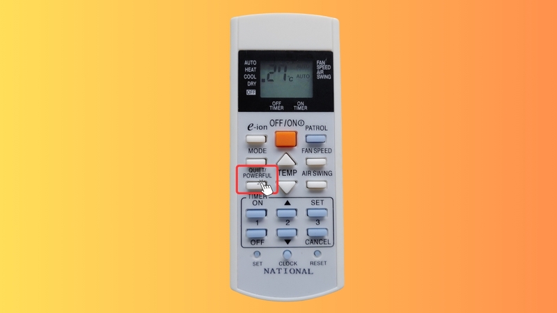 Chế độ làm lạnh nhanh Powerful/Chế độ yên tĩnh Quiet