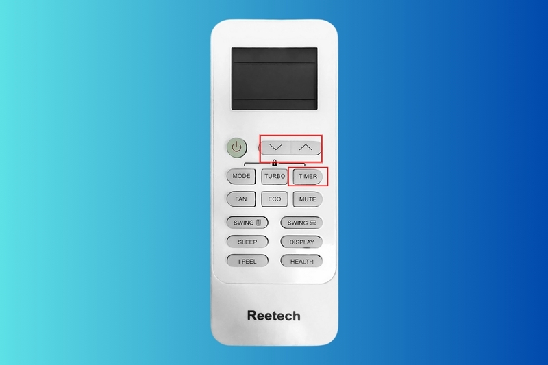 c&aacute;ch sử dụng remote m&aacute;y lạnh Reetech h&igrave;nh 5