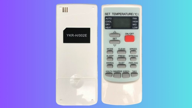 Các nút bấm trên remote máy lạnh Reetech YKR-H/002E