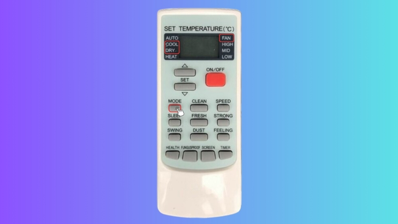 Chỉnh chế độ làm mát