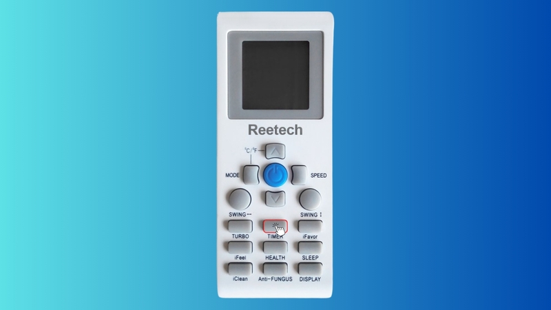 Chỉnh hẹn giờ bật/tắt điều hòa