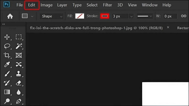 Đổi ổ đĩa khác cho Scratch Disks