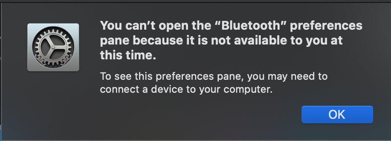 cách sửa lỗi Bluetooth Not Available trên Mac 1