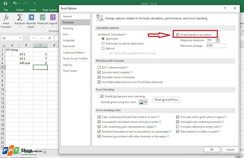 10 Cách sửa lỗi Circular References trong Excel