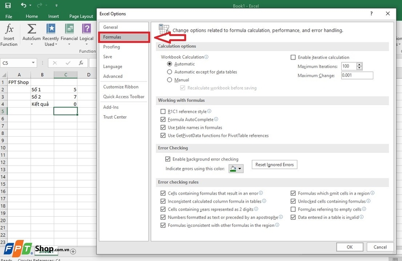 9 Cách sửa lỗi Circular References trong Excel