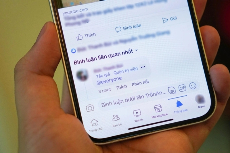 cách tag mọi người vào comment 3