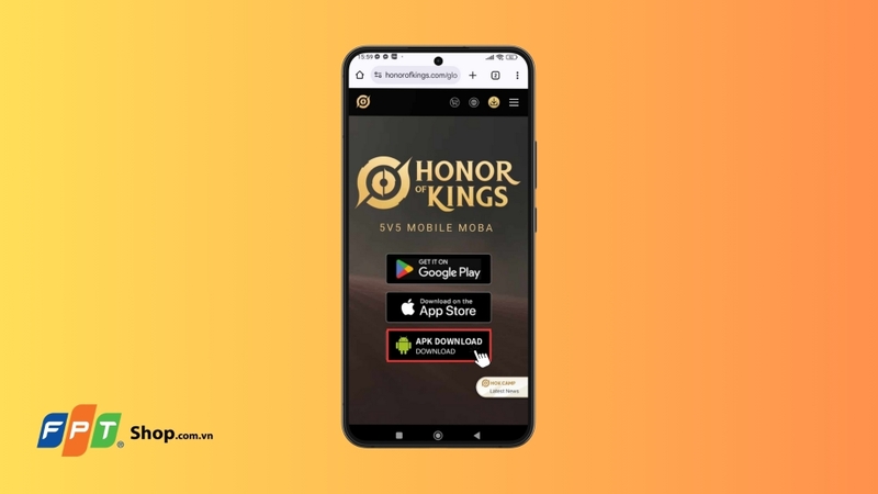 Bước 2: Tải file cài đặt APK