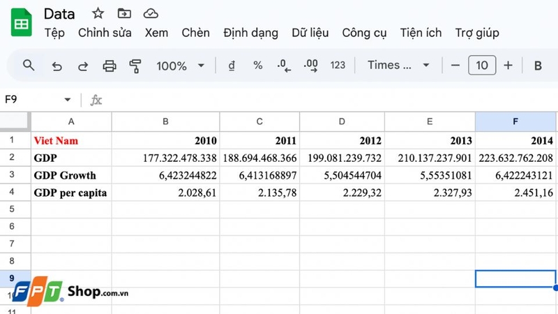 Mở file bạn muốn thao tác