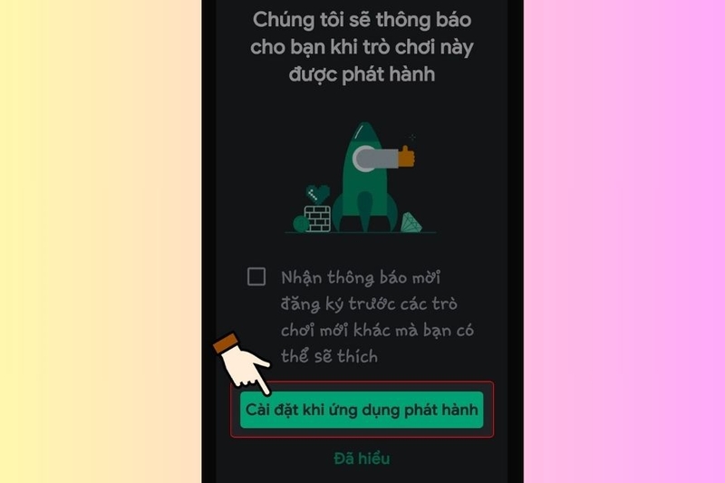 Đăng ký trước game để thoải mái trải nghiệm