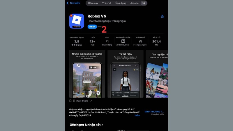 tải roblox về điện thoại Android, iOS 5