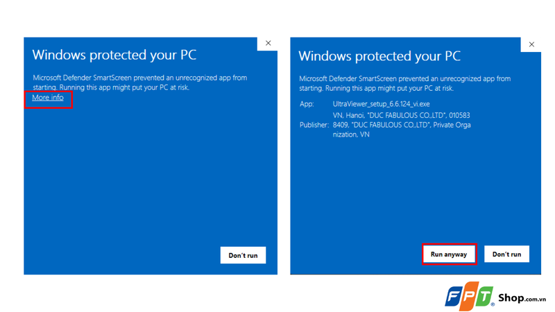 Xử lý cảnh báo bảo mật từ Windows