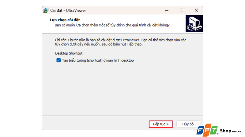 Tạo shortcut ngoài màn hình Desktop
