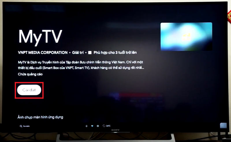 cách tải và cài đặt MyTV trên tivi Sony - 5