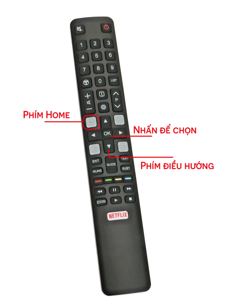 cách tải và cài đặt VTVgo trên tivi Tcl - remote tv TCL