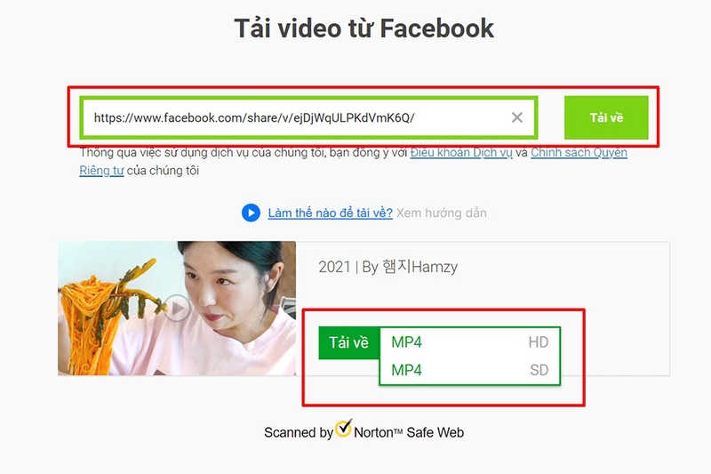 Cách tải video Facebook bằng SaveFrom.net (hình 9)