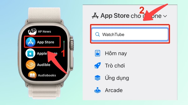 cách tải YouTube cho Apple Watch 3