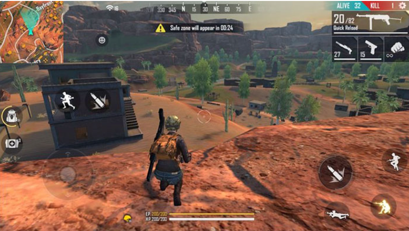 ban do kalahari trong free fire