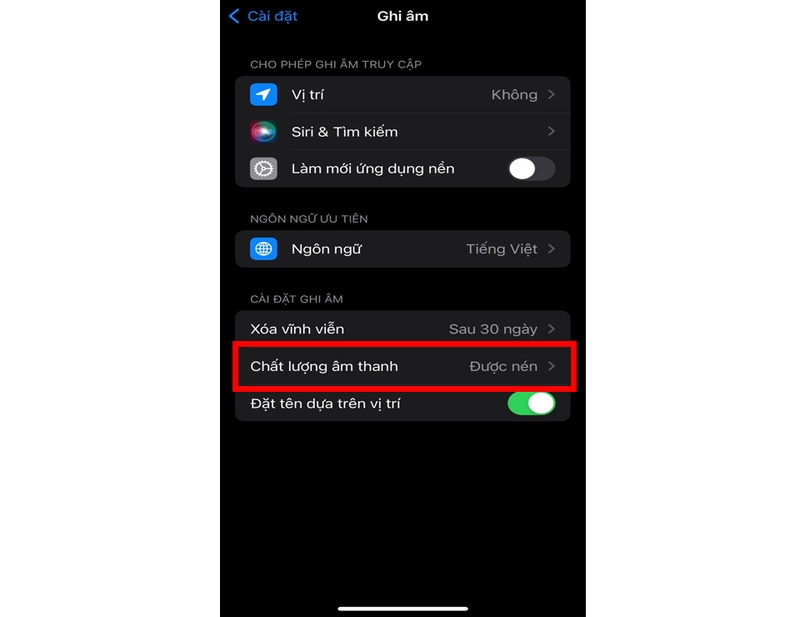 Cách tăng chất lượng file ghi âm hình 4