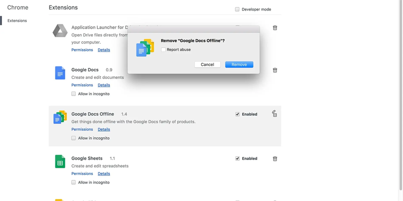 go extension tren chrome