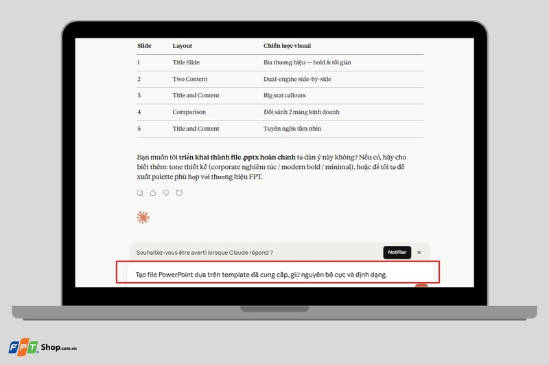 Cách tạo PowerPoint bằng Claude AI (ảnh 10)