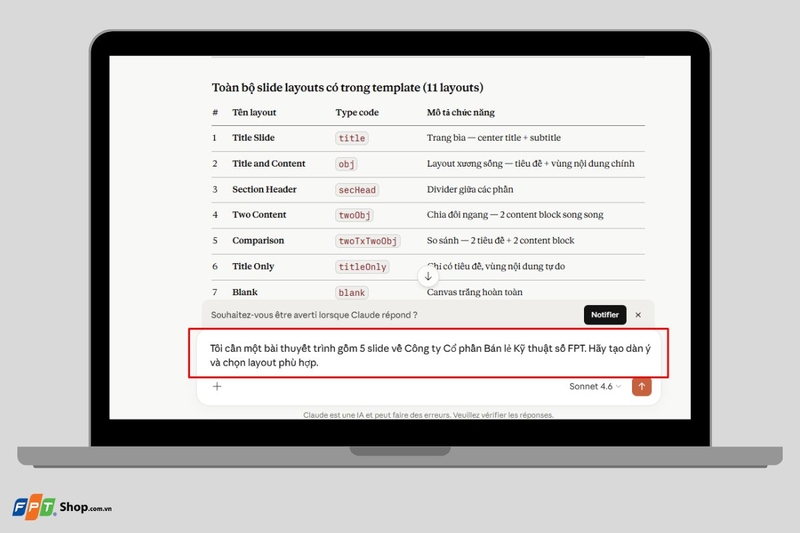 Cách tạo PowerPoint bằng Claude AI (ảnh 8)
