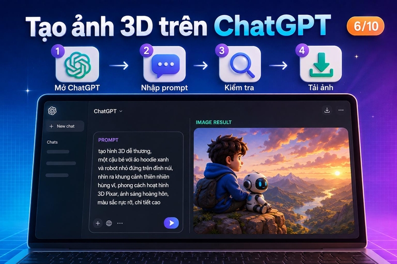 Cách tạo ảnh 3D bằng AI ảnh 7
