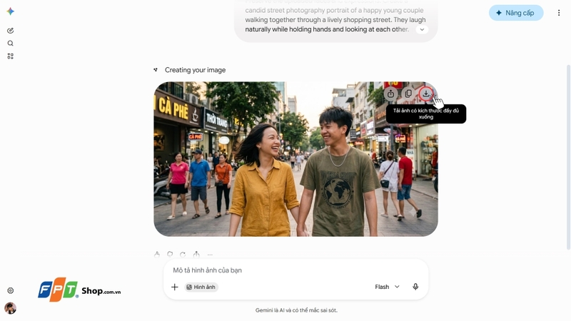 Kiểm tra kết quả và tải ảnh về