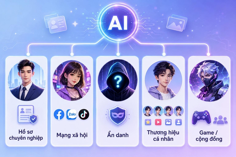 Cách tạo ảnh đại diện bằng AI ảnh 2