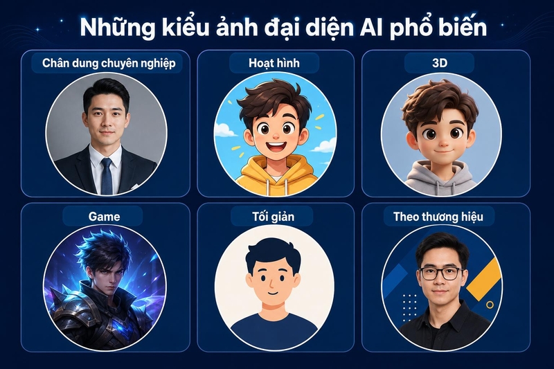 Cách tạo ảnh đại diện bằng AI ảnh 3