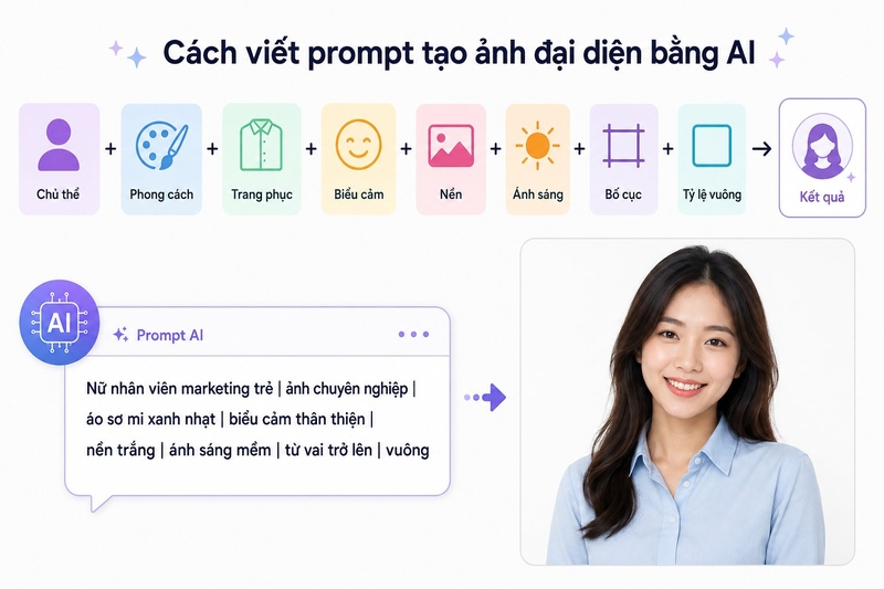 Cách tạo ảnh đại diện bằng AI ảnh 5