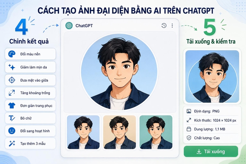 Cách tạo ảnh đại diện bằng AI ảnh 10