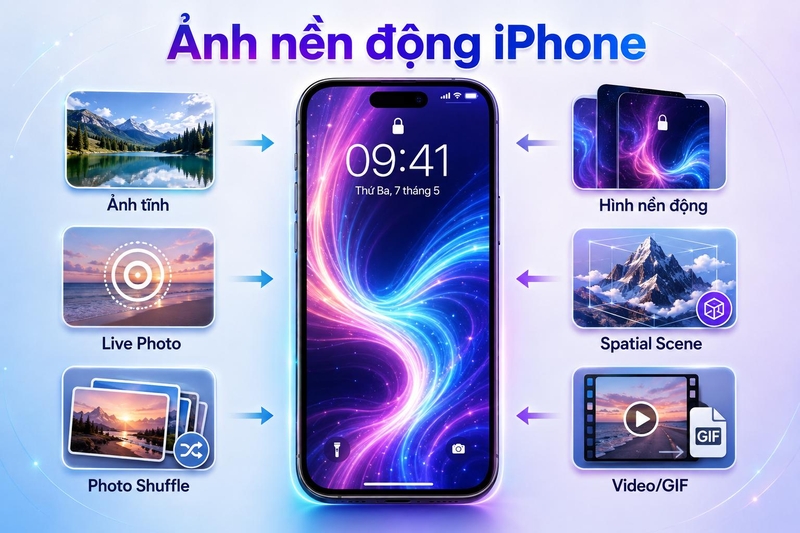 cách tạo ảnh nền động cho iphone ảnh 2