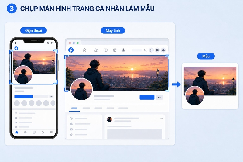 Cách tạo avatar khớp ảnh bìa Facebook ảnh 4