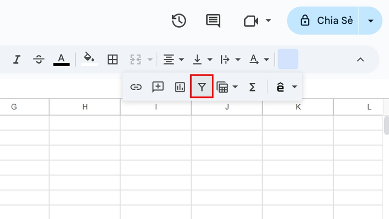 Bộ lọc trong Google Sheets là một công cụ hữu ích