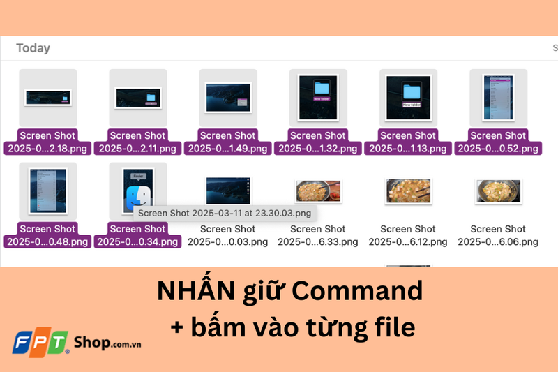 Tạo folder chứa các file đã chọn