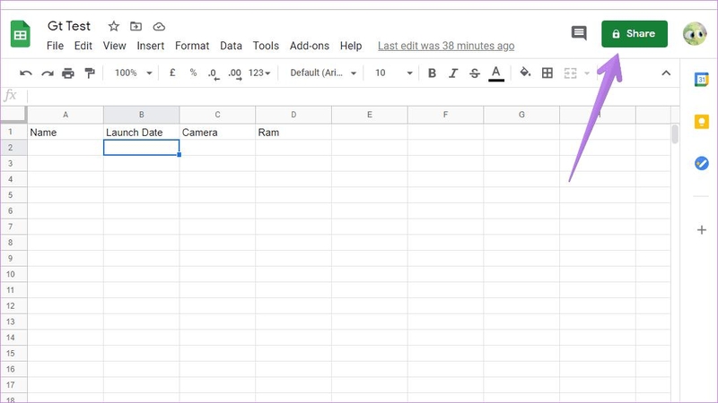 Cách tạo link Excel trên Google Drive - Hình 12