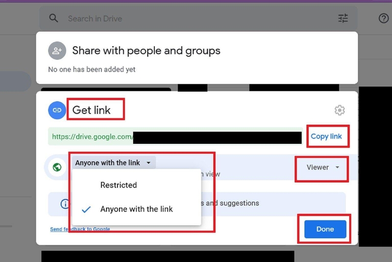 Cách tạo link Excel trên Google Drive - Hình 6