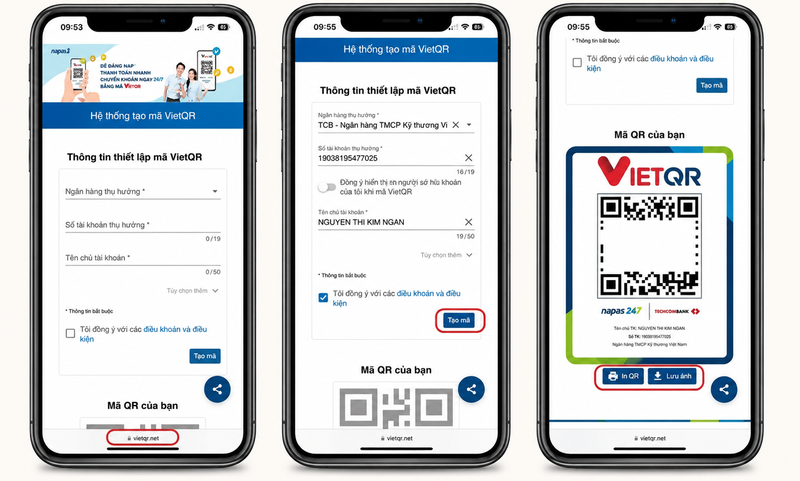 Cách tạo mã QR nhận tiền - hình 12