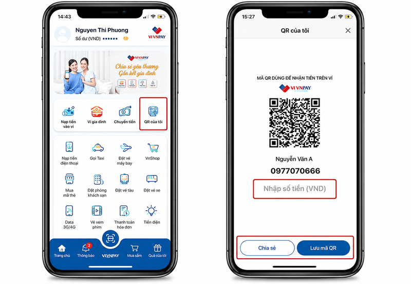 Cách tạo mã QR nhận tiền - hình 13