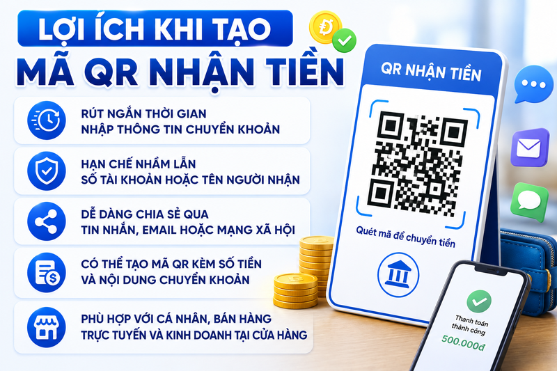 Cách tạo mã QR nhận tiền - hình 2